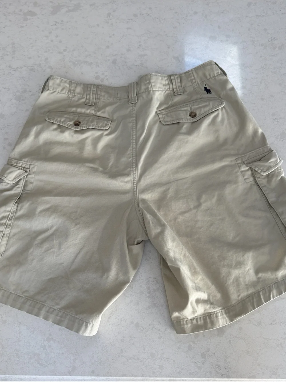 Polo Ralph Lauren Men’s Relaxed Fit Cargo Shorts Light Tan / Khaki - Size 35 9.5